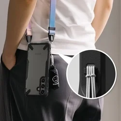 Telefontok Samsung Galaxy S25+ (S25 Plus) - Ringke Fusion X fekete ütésálló tok-7