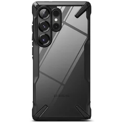 Telefontok Samsung Galaxy S25 Ultra - Ringke Fusion X fekete ütésálló tok-2