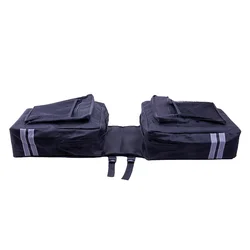 Forever Outdoor biciklis tartó - Univerzális, vízálló kerékpár csomagtartóra szerelhető, fekete táska-2