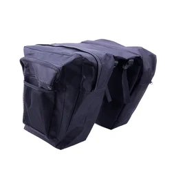 Forever Outdoor biciklis tartó - Univerzális, vízálló kerékpár csomagtartóra szerelhető, fekete táska-1