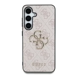 Samsung Galaxy S25+ (S25 Plus) telefontok - Guess Guess Metal Logo - pink, hátlap tok-2