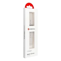 Xiaomi Redmi Watch 5 Active / Watch 5 Lite okosóra szíj - F- Design FS01 - csontfehér szilikon szíj (szíj szélesség: 22 mm)-3