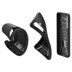 Telefontok Samsung Galaxy S25 - SPIGEN Liquid Air matt fekete hátlap tok-6