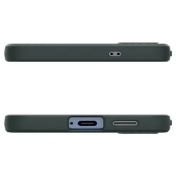 Telefontok Samsung Galaxy S25 - SPIGEN Liquid Air zöld hátlap tok-9