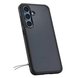 Telefontok Samsung Galaxy S25 - SPIGEN ULTRA HYBRID - áttetsző/fekete szilikon tok-4