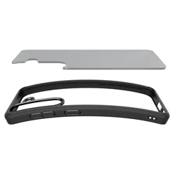 Telefontok Samsung Galaxy S25+ (S25 Plus) - SPIGEN ULTRA HYBRID - áttetsző/fekete szilikon tok-3