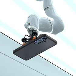 Telefontok Samsung Galaxy S25+ (S25 Plus) - SPIGEN ULTRA HYBRID - áttetsző/fekete szilikon tok-7