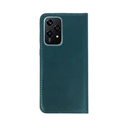 Honor Magic7 Lite telefontok - Smart Magnetic zöld szilikon keretes mágneses könyvtok-1