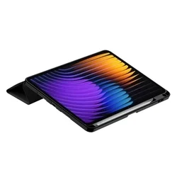 Tablettok XIAOMI PAD 7 / PAD 7 PRO (11,2 coll) - fekete smart case tablet tok, ceruza tartóval-4