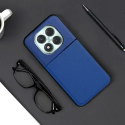 Xiaomi Redmi Note 14 Pro 5G telefontok - Elegance kék műanyag hátlap tok szilikon kerettel-2