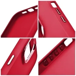 Xiaomi Redmi Note 14 Pro+ 5G telefontok - Frame - magenta műanyag hátlap tok, szilikon kerettel-2
