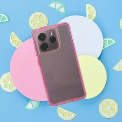 Xiaomi Redmi Note 14 5G telefontok - Matrix Clear - púderpink / átlátszó hátlap tok-3