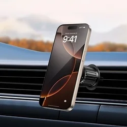 Tech- Protect N58 - szellőzőrácsra rögzíthető, mágneses autós telefontartó, fekete-3