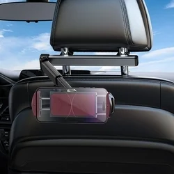 Hoco H69 tablettartó - fejtámlára rögzíthető, fekete/bordó telefon és tablet tartó (4,5