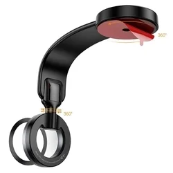 Hoco H71 autós tartó - műszerfalra rögzíthető, mágneses autós tartó, fekete-2