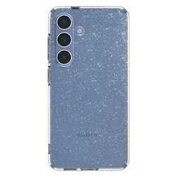 Samsung Galaxy S25 telefontok - SPIGEN Liquid Crystal Glitter - átlátszó hátlap tok-2