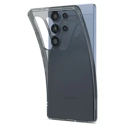 Samsung Galaxy S25 Ultra telefontok - SPIGEN Space Crystal - szürke átlátszó hátlap tok-3