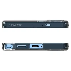 Samsung Galaxy S25 Ultra telefontok - SPIGEN Space Crystal - szürke átlátszó hátlap tok-5