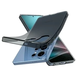 Samsung Galaxy S25 Ultra telefontok - SPIGEN Space Crystal - szürke átlátszó hátlap tok-8