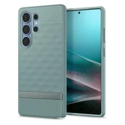 Samsung Galaxy S25 Ultra telefontok - SPIGEN Parallax - zöld szilikon hátlap tok ﻿-1