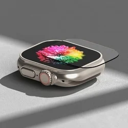Ringke Easy Slide - okosóra üvegfólia - Apple Watch Ultra 1 / 2 / 3 (49mm) okosórához + felhelyezést segítő-1