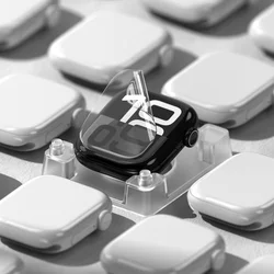 Ringke Dual Easy Pro - okosóra fólia - Apple Watch 10 / 11 (42mm) okosórához + felhelyezést segítő-3