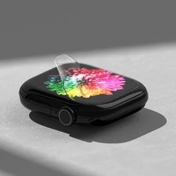 Ringke Dual Easy Pro - okosóra fólia - Apple Watch 10 (46mm) okosórához + felhelyezést segítő-4