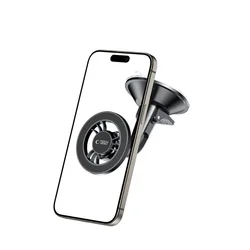 Tech- Protect N56 telefontartó - szélvédőre/műszerfalra rögzíthető, mágneses autós telefontartó, fekete-1