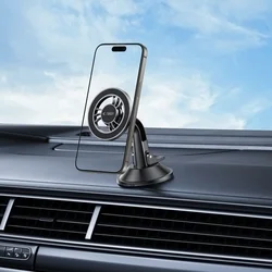 Tech- Protect N56 telefontartó - szélvédőre/műszerfalra rögzíthető, mágneses autós telefontartó, fekete-6