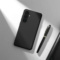 Samsung Galaxy A55 5G - Nillkin Super Frosted - fekete hátlap tok beépített mágnessel (MagSafe kompatibilis)-4