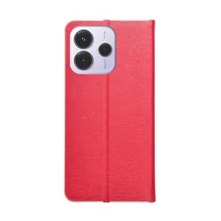 Xiaomi Redmi Note 14 4G / LTE telefontok - Luna Book - piros könyvtok-1