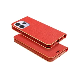 Xiaomi Redmi Note 14 4G / LTE telefontok - Luna Book - piros könyvtok-2