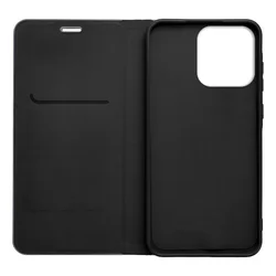 Xiaomi Redmi Note 14 4G / LTE telefontok - Luna Carbon - fekete könyvtok-2