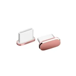 Porvédő kupak - Type-C (USB-C) csatlakozóba - piros/kék/pink/ezüst, műanyag (4db)-3