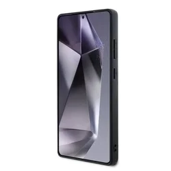 Samsung Galaxy S25 Ultra telefontok - Guess 4G Colored Classic Logo - fekete mintás MagSafe kompatibilis hátlap tok-5