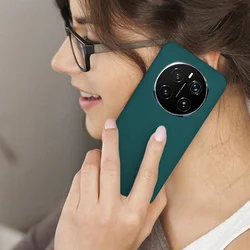 Honor Magic7 Pro telefontok - zöld szilikon hátlap tok-2