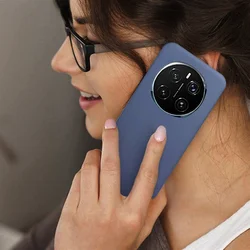 Honor Magic7 Pro telefontok - kék szilikon hátlap tok-2