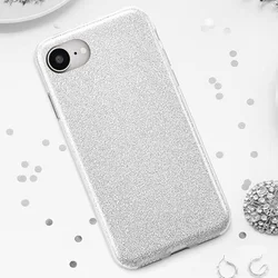 Telefontok iPhone 16e - Ezüst Shiny hátlap tok-3