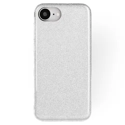 Telefontok iPhone 16e - Ezüst Shiny hátlap tok-1