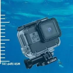 GoPro HERO 5 / 6 / 7 - Tech- Protect vízálló, átlátszó műanyag tok-1