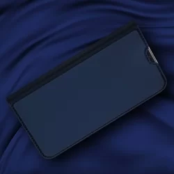Telefontok Samsung Galaxy A10 - Dux Ducis kék kinyitható tok-3
