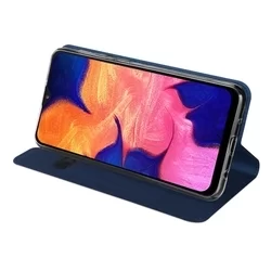 Telefontok Samsung Galaxy A10 - Dux Ducis kék kinyitható tok-4
