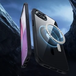 Telefontok iPhone 16e - ESR CLASSIC HYBRID HALOLOCK MagSafe átlátszó/fekete hátlap tok-3