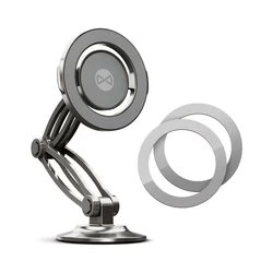 Forever MH-290 - univerzális műszerfalra rögzíthető, fekete mágneses autós tartó-1