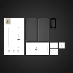 Üvegfólia Samsung Galaxy A56 5G - TECH-PROTECT Supreme - 2 db üvegfólia + 1db fekete keretes kamera védőkeret-1