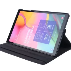 Tablettok Samsung Galaxy Tab A 10.1 2019 (SM-T510, SM-T515) - fekete fordítható műbőr tablet tok-2