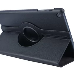 Tablettok Samsung Galaxy Tab A 10.1 2019 (SM-T510, SM-T515) - fekete fordítható műbőr tablet tok-3