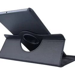 Tablettok Samsung Galaxy Tab A 10.1 2019 (SM-T510, SM-T515) - fekete fordítható műbőr tablet tok-4