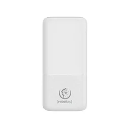 Powerbank: Rebeltec P30 - 2XUSB / Type-C (USB-C) 30000 mAh, fehér powerbank, LED kijelzővel-2