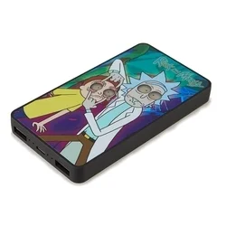 Powerbank: Rick & Morty - 2XUSB / MicroUSB 4000 mAh, színes/mintás powerbank-2
